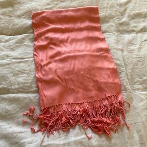Light pink scarf